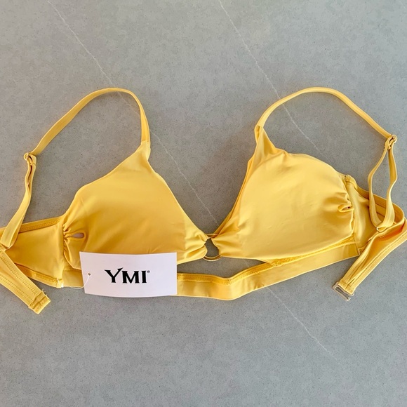 YMI - Yellow Bikini Top Size XL - Picture 3 of 3